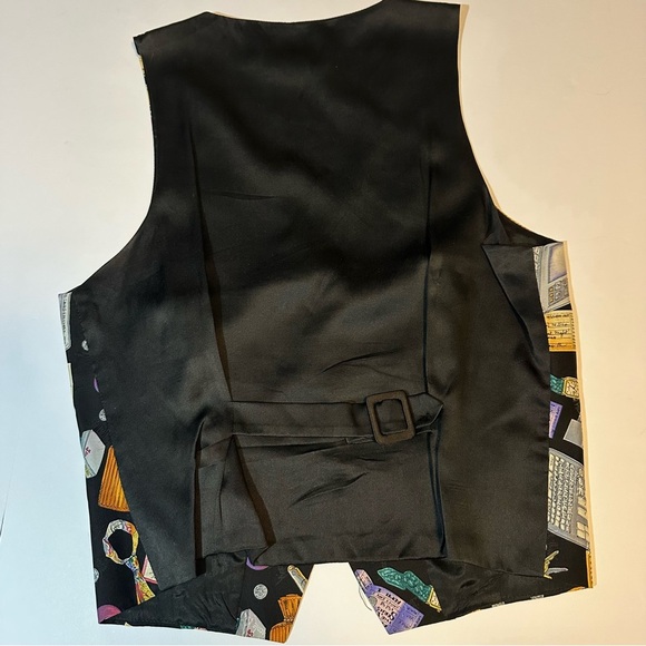 Vintage 1994 Nicole Miller Silk Vest Limited Edition - Picture 5 of 7